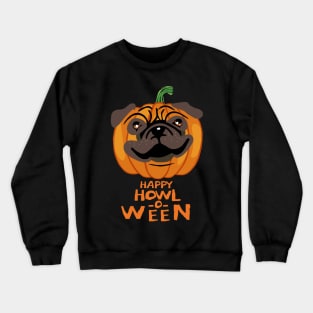 Happy Howl-O-Ween Crewneck Sweatshirt